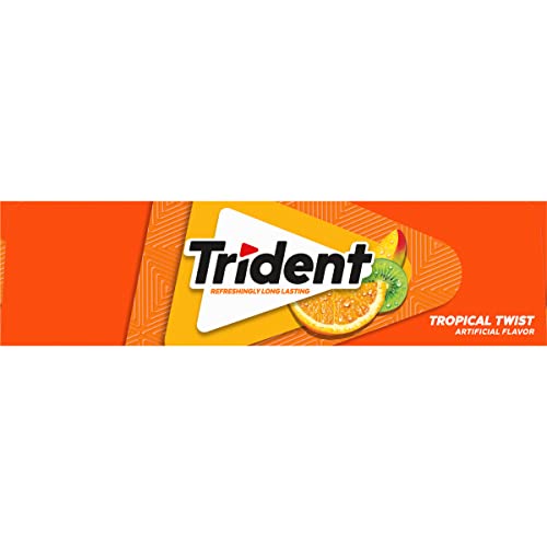 Trident Watermelon Twist Sugar Free Gum, 12 Packs of 14 Pieces (168 Total Pieces)