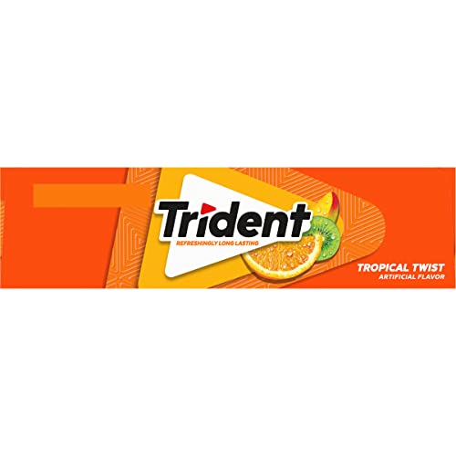 Trident Watermelon Twist Sugar Free Gum, 12 Packs of 14 Pieces (168 Total Pieces)