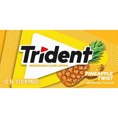 Trident Watermelon Twist Sugar Free Gum, 12 Packs of 14 Pieces (168 Total Pieces)