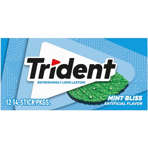 Trident Watermelon Twist Sugar Free Gum, 12 Packs of 14 Pieces (168 Total Pieces)