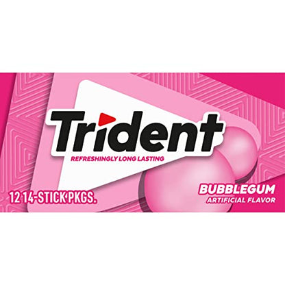 Trident Watermelon Twist Sugar Free Gum, 12 Packs of 14 Pieces (168 Total Pieces)