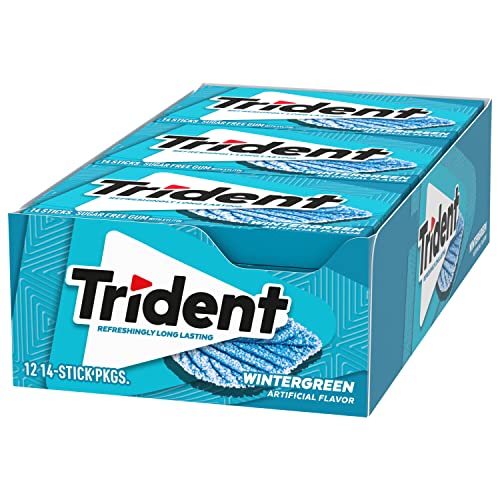 Trident Watermelon Twist Sugar Free Gum, 12 Packs of 14 Pieces (168 Total Pieces)