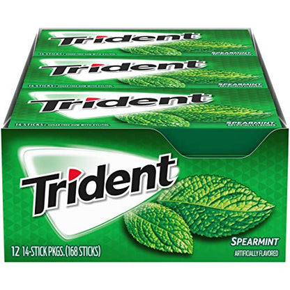 Trident Watermelon Twist Sugar Free Gum, 12 Packs of 14 Pieces (168 Total Pieces)