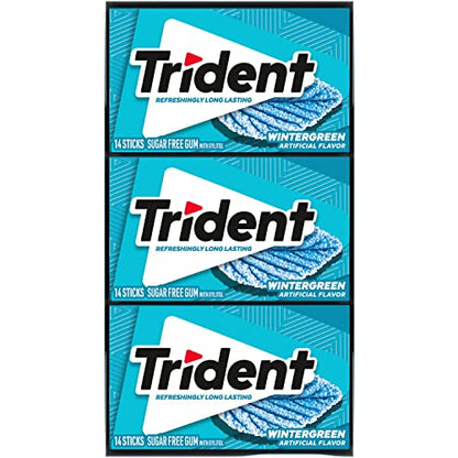 Trident Watermelon Twist Sugar Free Gum, 12 Packs of 14 Pieces (168 Total Pieces)