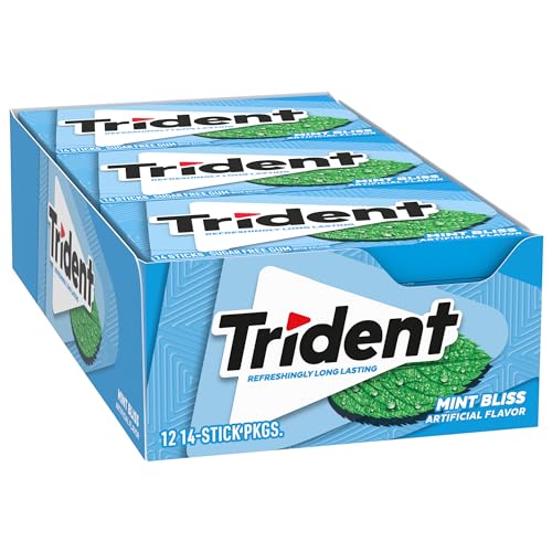 Trident Watermelon Twist Sugar Free Gum, 12 Packs of 14 Pieces (168 Total Pieces)