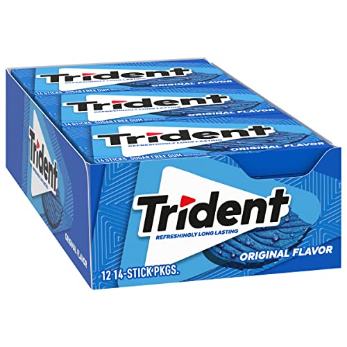 Trident Watermelon Twist Sugar Free Gum, 12 Packs of 14 Pieces (168 Total Pieces)