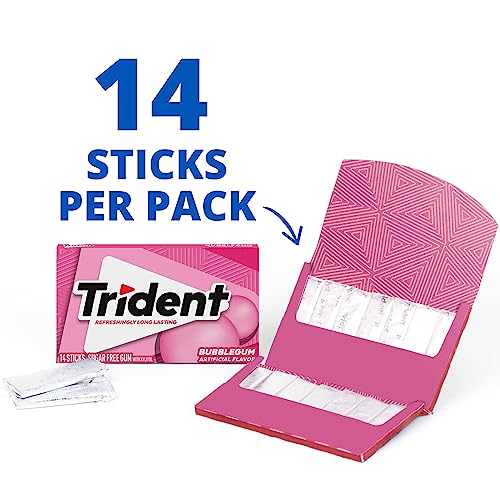 Trident Watermelon Twist Sugar Free Gum, 12 Packs of 14 Pieces (168 Total Pieces)