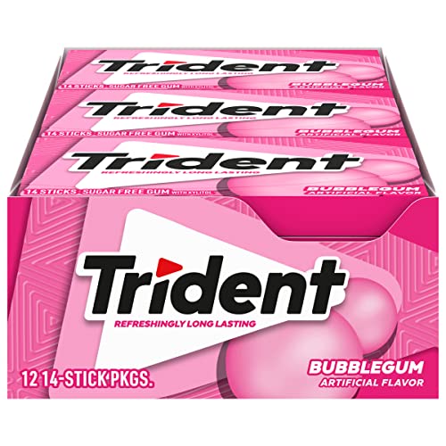 Trident Watermelon Twist Sugar Free Gum, 12 Packs of 14 Pieces (168 Total Pieces)