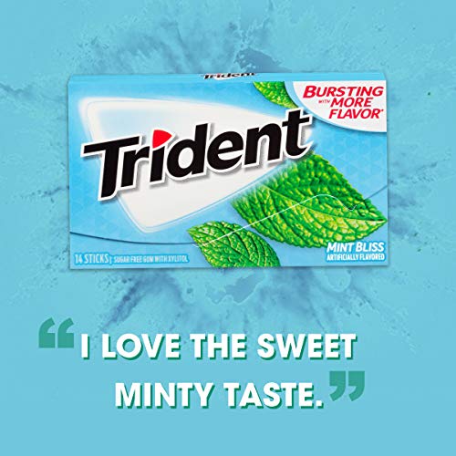 Trident Watermelon Twist Sugar Free Gum, 12 Packs of 14 Pieces (168 Total Pieces)