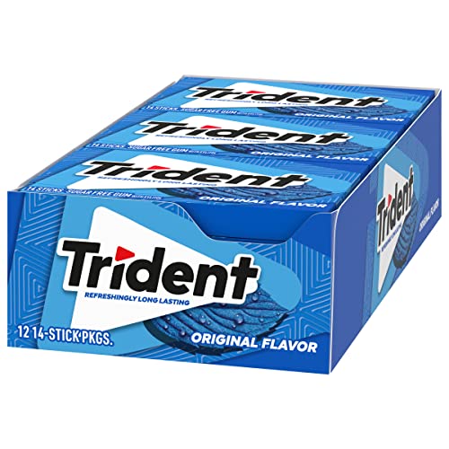 Trident Watermelon Twist Sugar Free Gum, 12 Packs of 14 Pieces (168 Total Pieces)