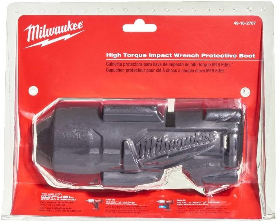 Milwaukee Electric Tools 49-16-2767 High Torque Impact Protective Boot, Black