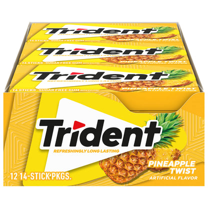 Trident Watermelon Twist Sugar Free Gum, 12 Packs of 14 Pieces (168 Total Pieces)