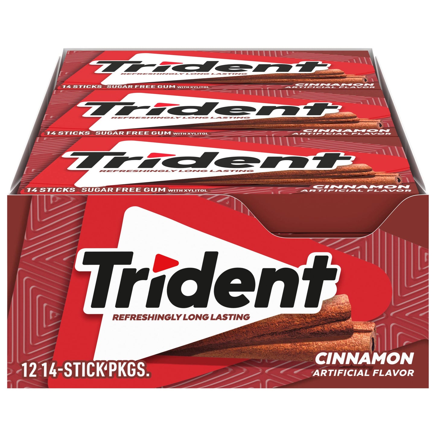 Trident Watermelon Twist Sugar Free Gum, 12 Packs of 14 Pieces (168 Total Pieces)