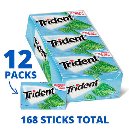 Trident Watermelon Twist Sugar Free Gum, 12 Packs of 14 Pieces (168 Total Pieces)