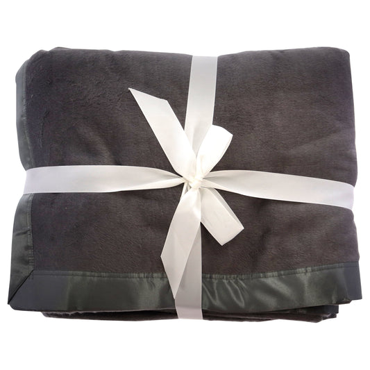 Bamboo Brushed Fleece Blanket - Onyx-King by Cariloha for Unisex - 1 Pc Blanket